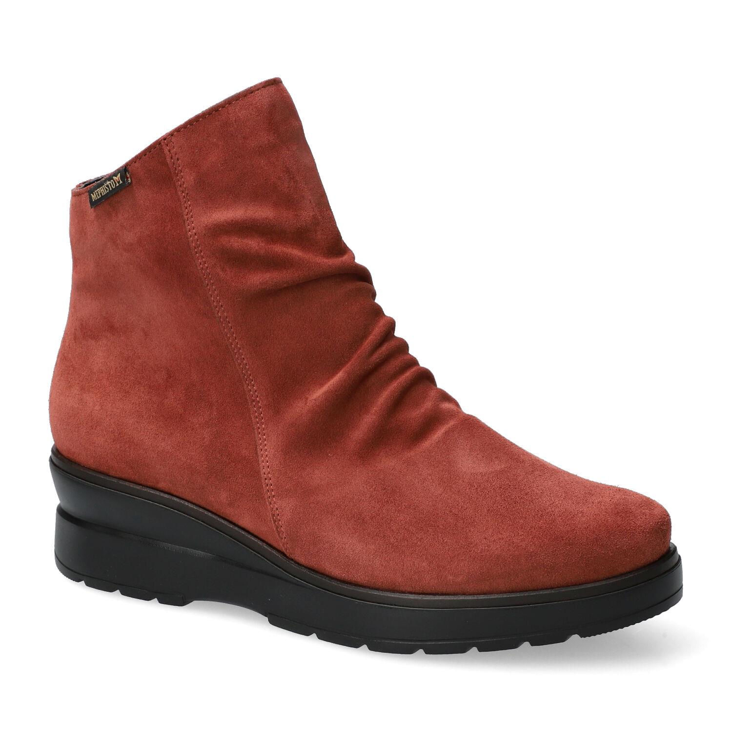 bottines femme modèle Evangela Rouille - Mephisto